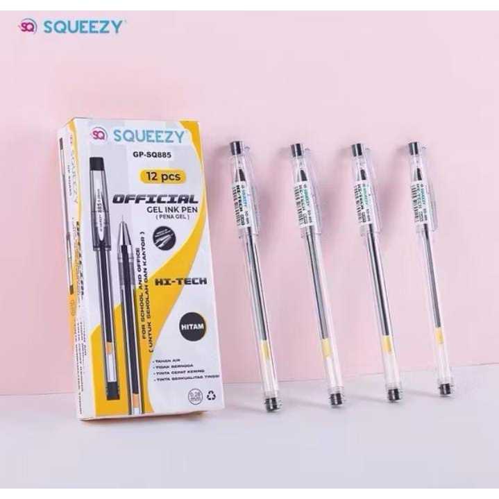 

( 1 BIJI ) Pulpen/Gel Pen Hi-Tech-H SQUEEZY Hi-Tech Hitech Hi-Tec HitecH Murah 0.28 Safari