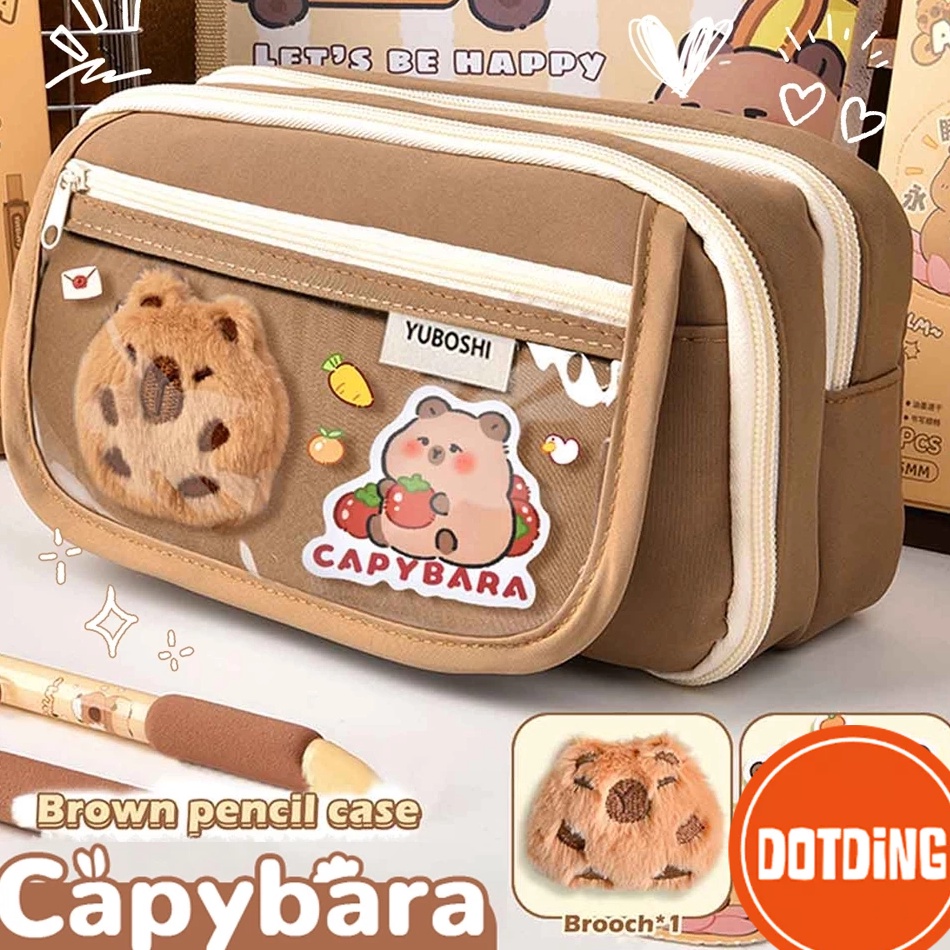 

KODE N68X COD Tempat alat tulis kotak pensil aesthetic korea Tas PenaTempat Pencil Tas Pensil kapasitas besar freeies