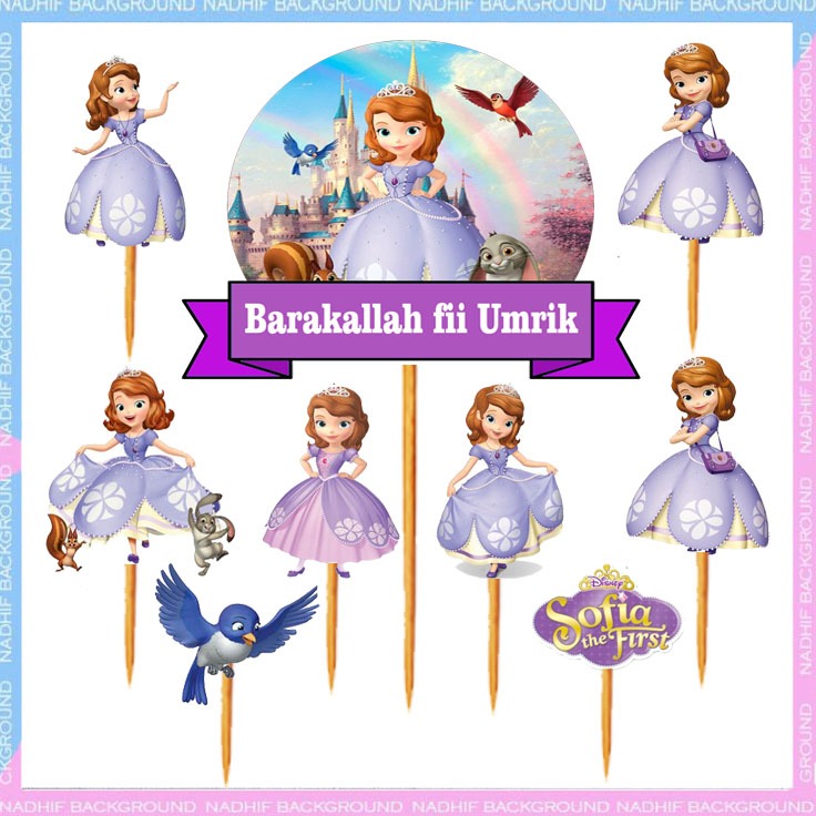 

Toper Murah Karakter SHOPIA Hiasan Kue Ulang Tahun Decorasi Cake Happy Birthday