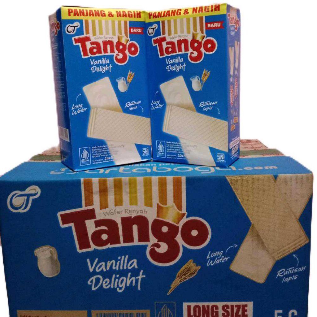 

[1 Karton] Tango Wafer Long 5 gram | isi 12 box/karton | Expired 2026