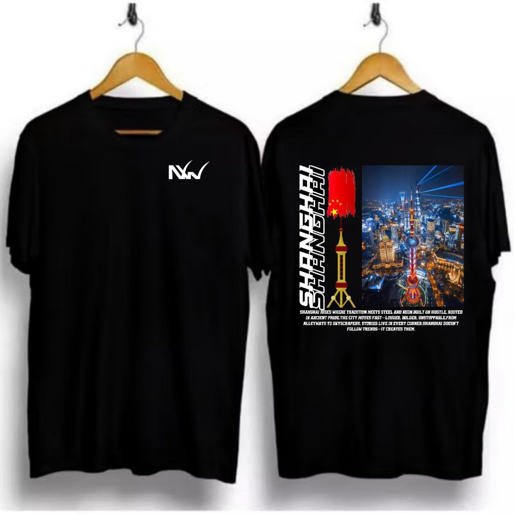 Kaos Shanghai Pria Wanita