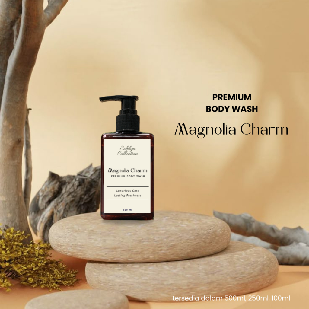 EDELYN COLLECTION Body Wash Magnolia Charm 100 ml Sampo Sabun Mandi Travel Size Magnolia Charm 100 m