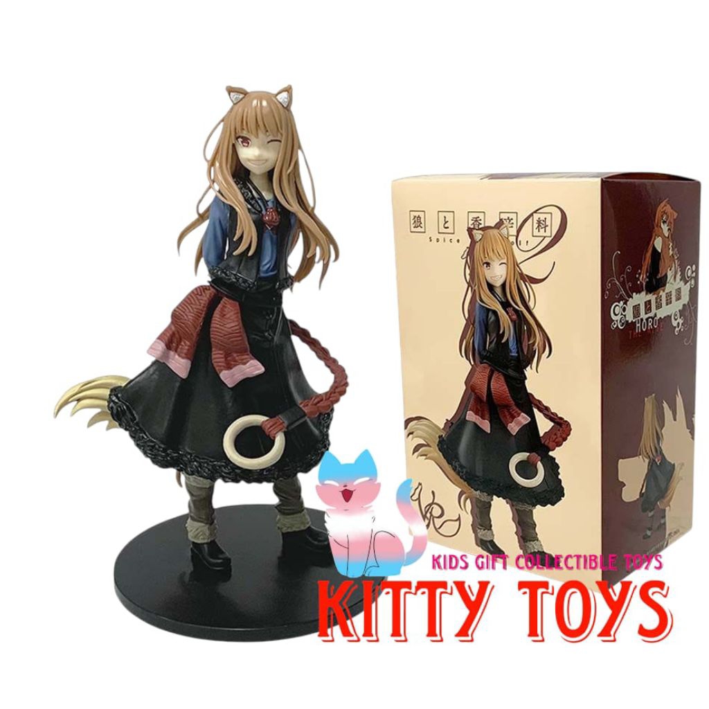 Action Figure spice and wolf horo model standing 17cm