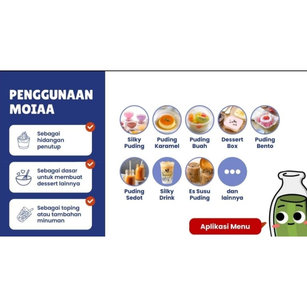 

MOIAA SILKY PUDDING I 1000 Gram I BERSERAT & BERGIZI