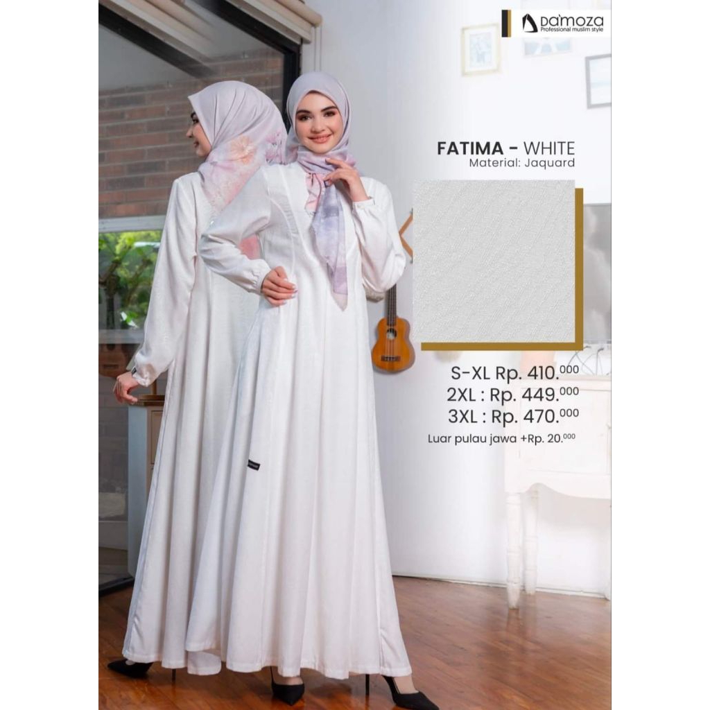 Damoza Fatima//Gamis Damoza//Gamis Fatima//Kode 1612//BACA DESKRIPSI