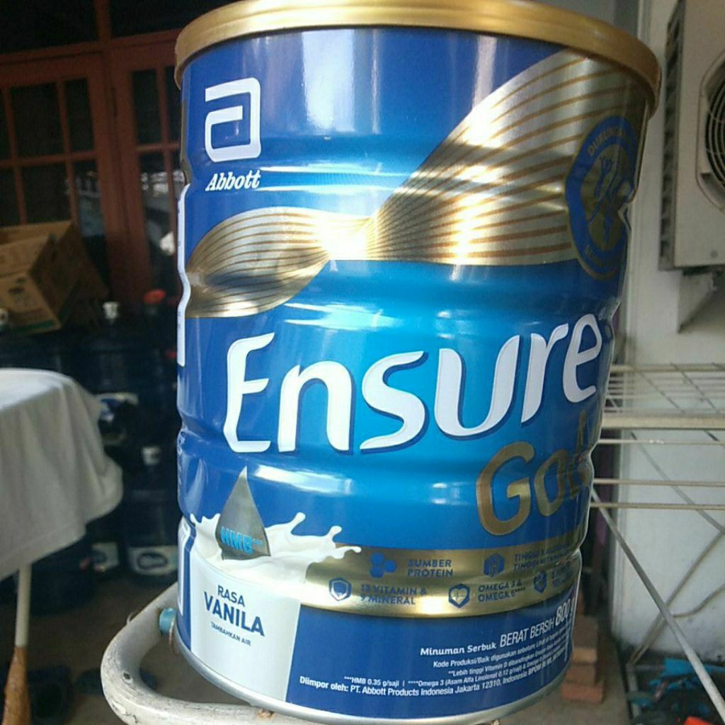 

Ensure Gold Vanila 800 g Susu Nutrisi Dewasa Rendah Laktosa - Adult Nutrition