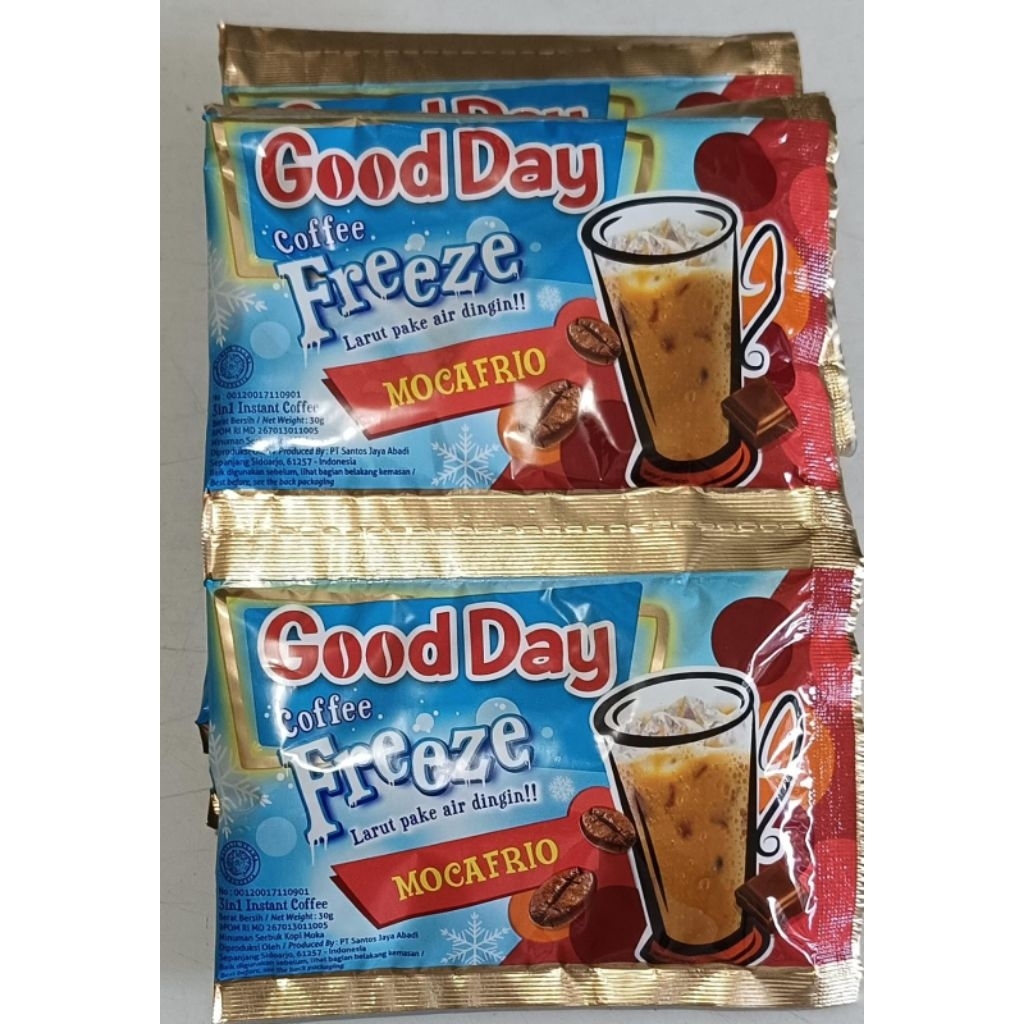 

Good Day Freeze Mocafrio 1 renceng / renteng (10 x 30gr)