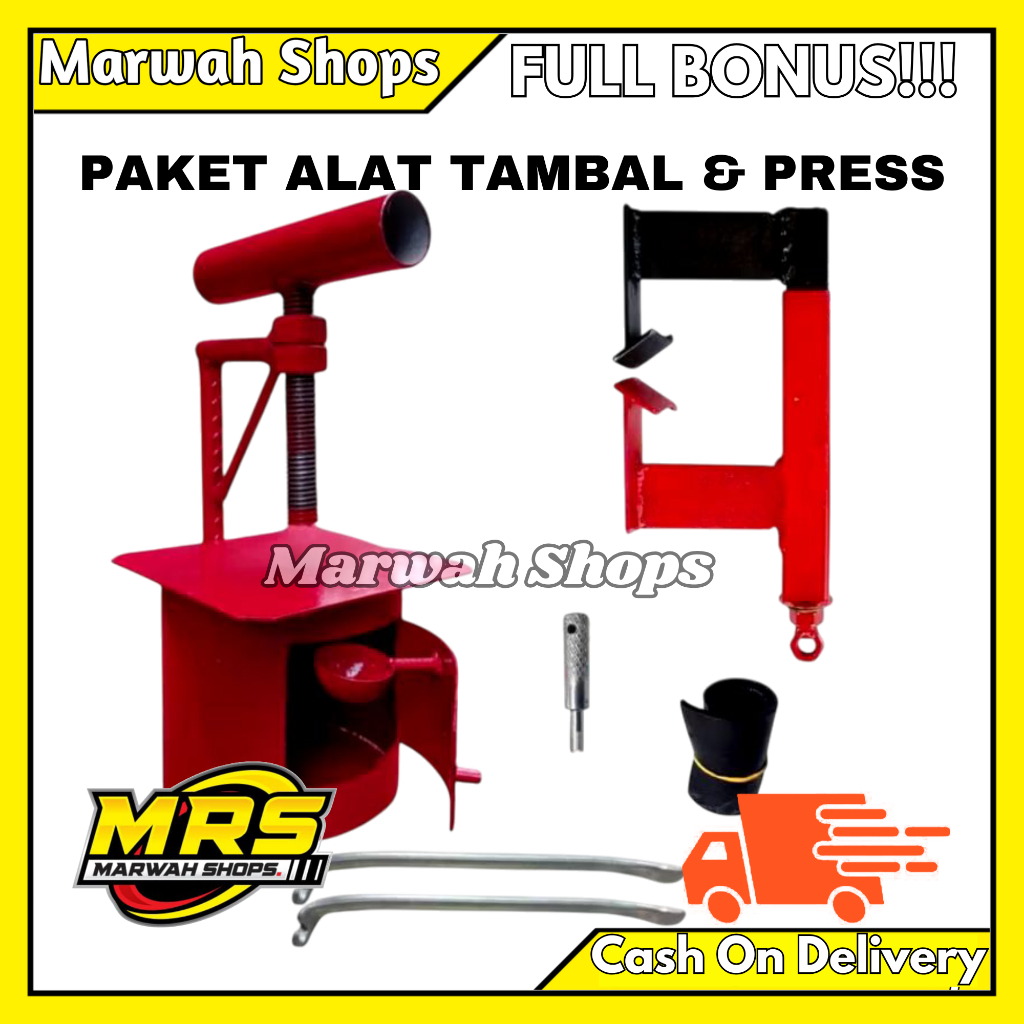 sepaket promo alat Tambal ban Bakar &pres ban