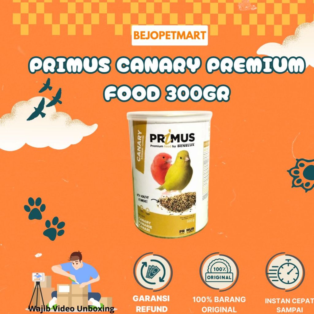 Primus Canary Premium Food 300gr