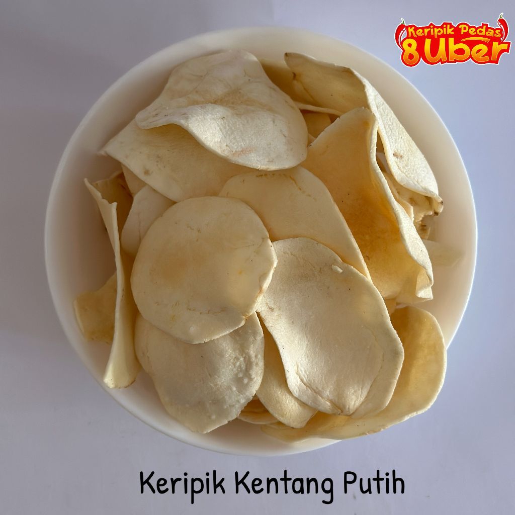 

(125gr) Keripik Kentang Putih. Enak, Renyah.