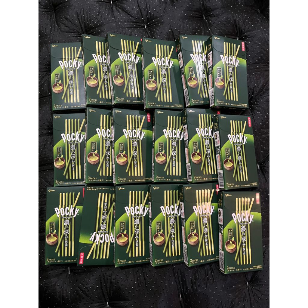 

snack jepang ecer murce kitkat jepang matcha, pocky jepang matcha
