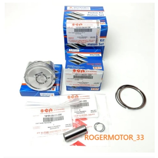 PISTON KIT SET SUZUKI NEX ADDRESS SIZE STANDART STD 00 ORIGINAL