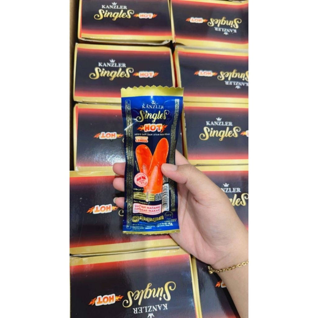 

JUN Sosis Kanzler Singles 65gr - 1 Box Isi 12 Pcs