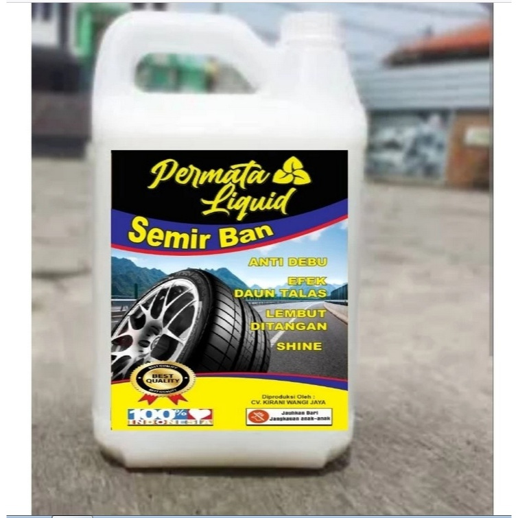 PROMO SEMIR BAN dan DASHBOARD MOTOR DAN MOBIL WETLOOK 5 LITER