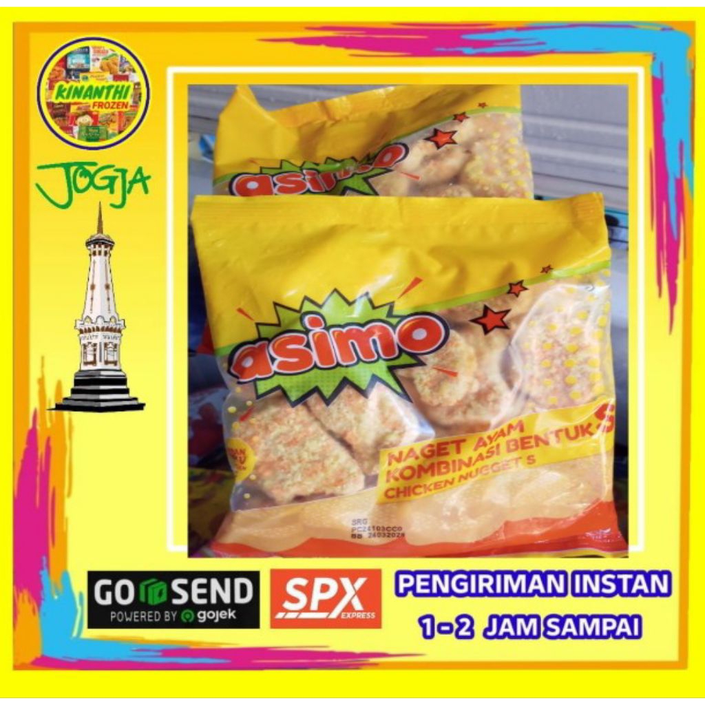 

Nugget Asimo 250 gr, Frozen Jogja