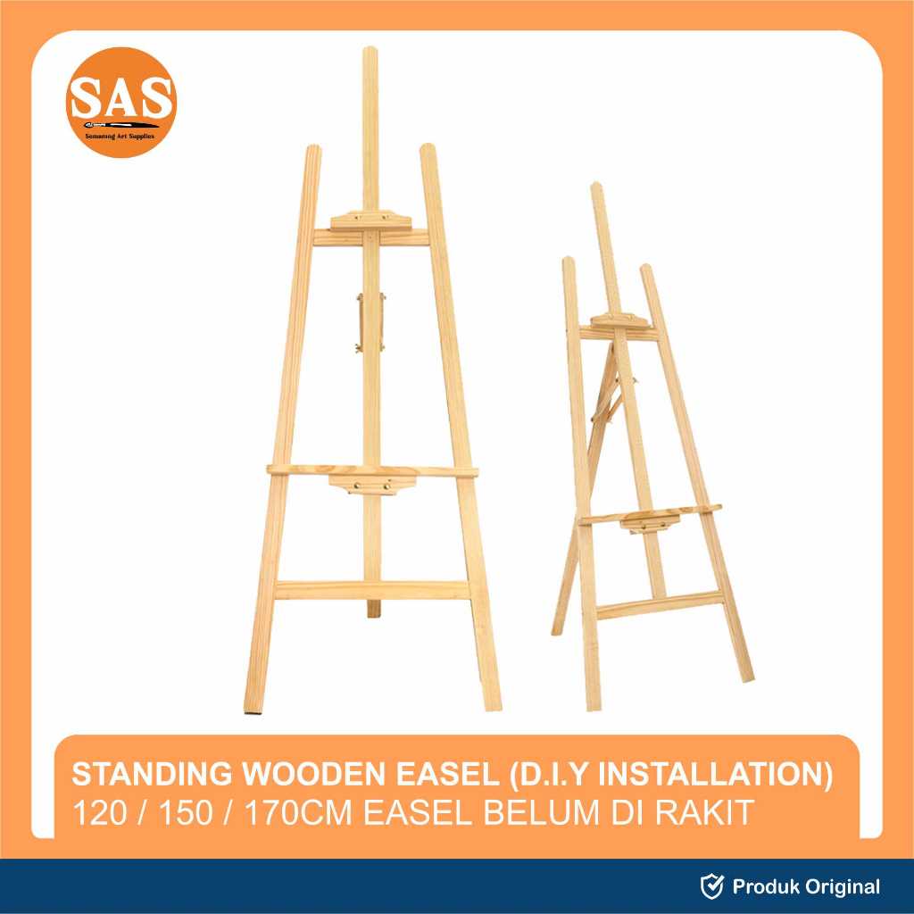 

SAS - DIY Standing Easel - Easel Lukis - (Installation Not Included / Belum di Rakit)