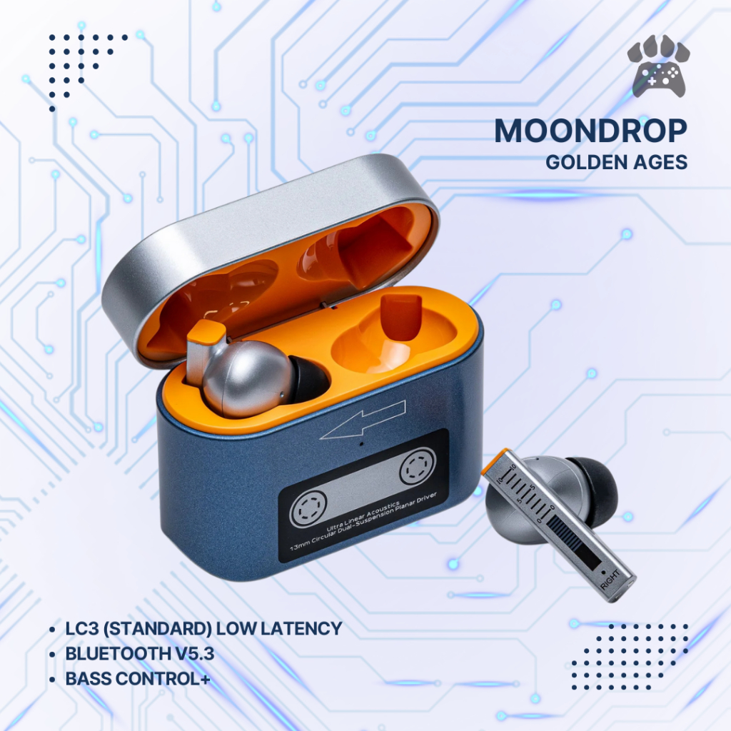 Moondrop Golden Ages Planar GoldenAges True Wireless TWS ANC LDAC 13mm Driver