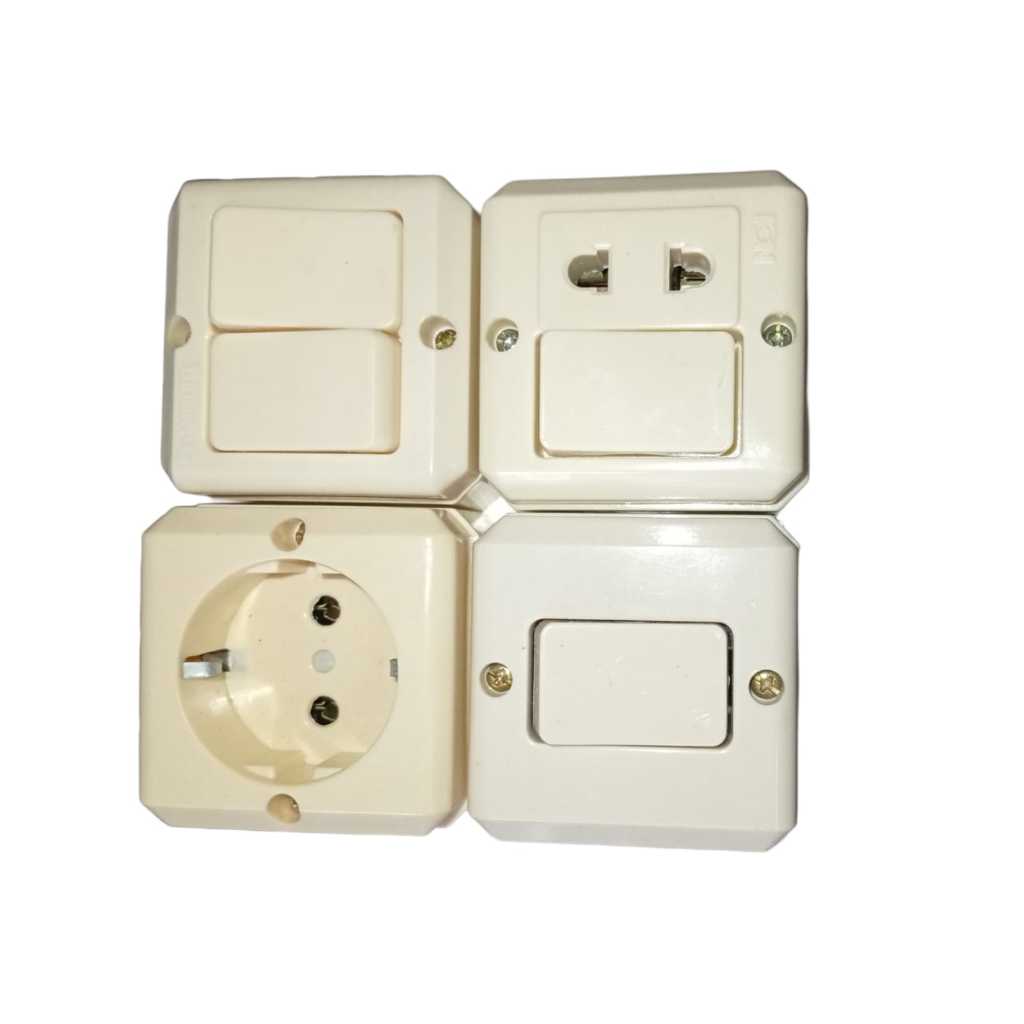 STOPKONTAK DAN SAKLAR LAMPU LISTRIK TEMPEL