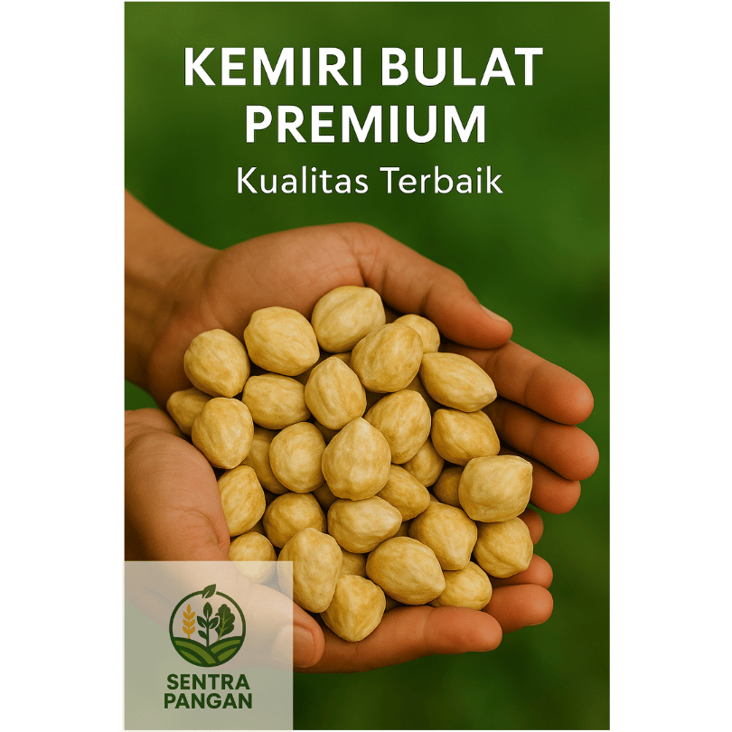 

SENTRA PANGAN Kemiri Bulat Premium Qualitas Ekspor 250gr 500gr 1000gr