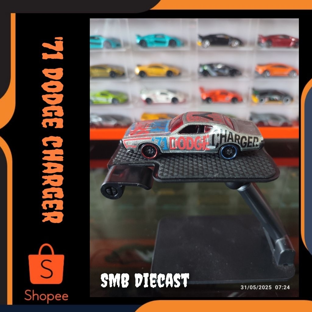 HOT WHEELS '71 DODGE CHARGER ZAMAC LOS (REGULER)