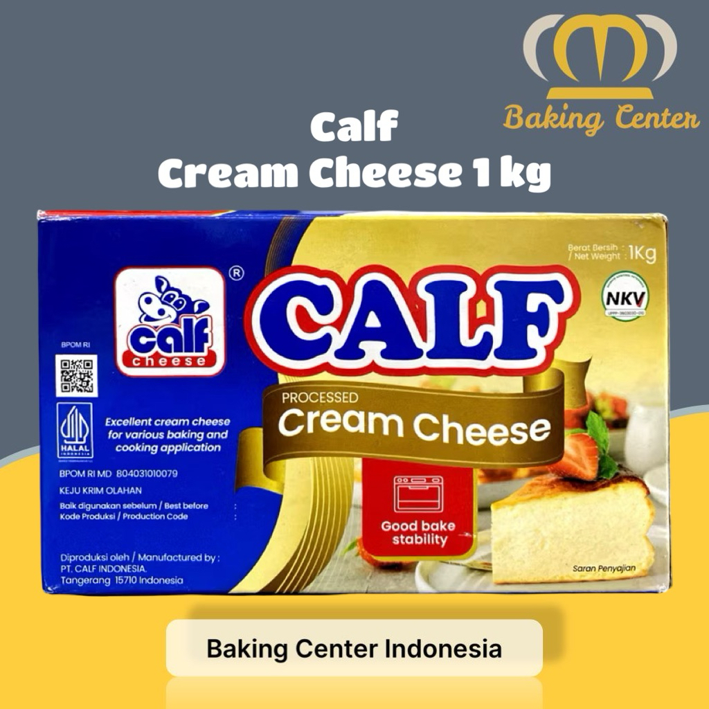 

Calf Processed Cream Cheese 1kg - Calf Krim Cheese 1kg