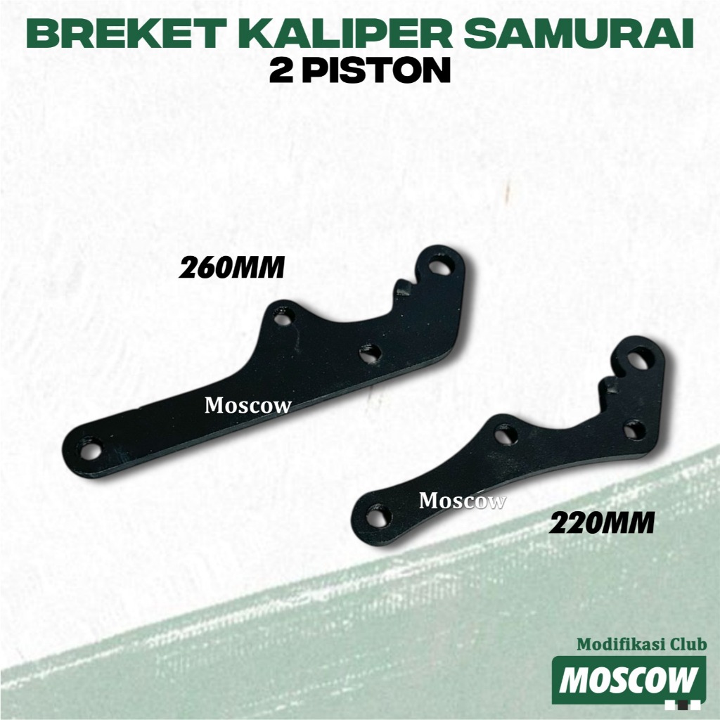 Braket Kaliper Vario Beat Scoopy 2P Disc 220 & 260 KALIPER NISSIN SAMURAI 2PISTON Breket kaliper sam
