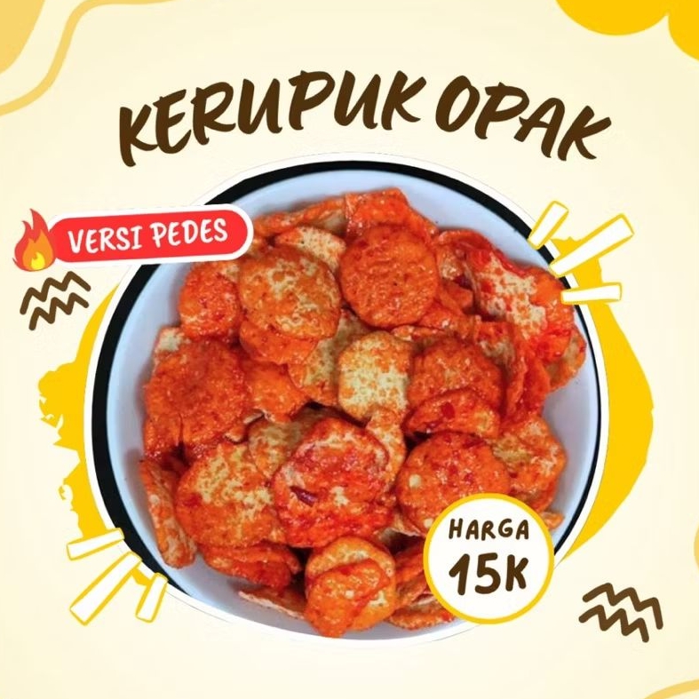 

Snack Kiloan Keripik Opak Renyah | Camilan murah Makassar | Original dan Pedas