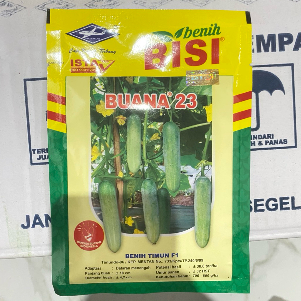 BENIH TIMUN F1 BEBY BUANA 23 Kemasan 20gr Cap Kapal Terbang