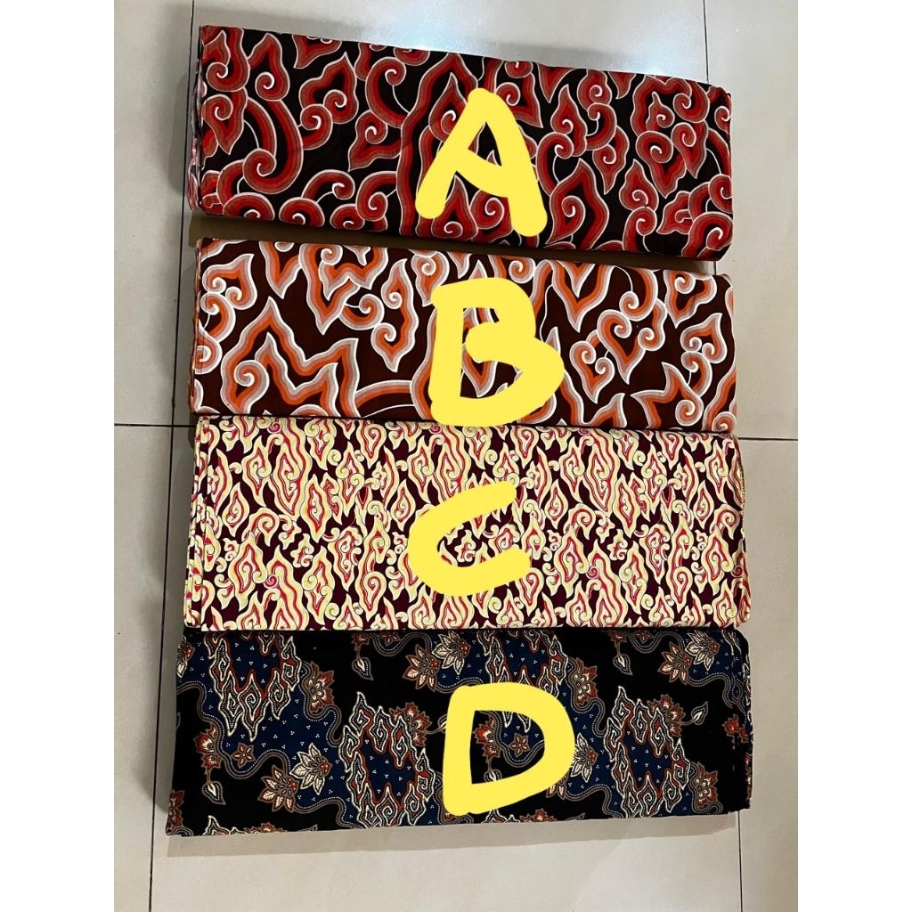 kain batik bahan katun meteran premium printing halus/batik halus/dasar batik meteran