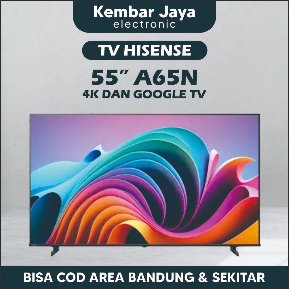 SMART TV ANDROID TV HISENSE 32/40/43/50/55 INCH GARANSI RESMI KHUSUS KOTA BANDUNG