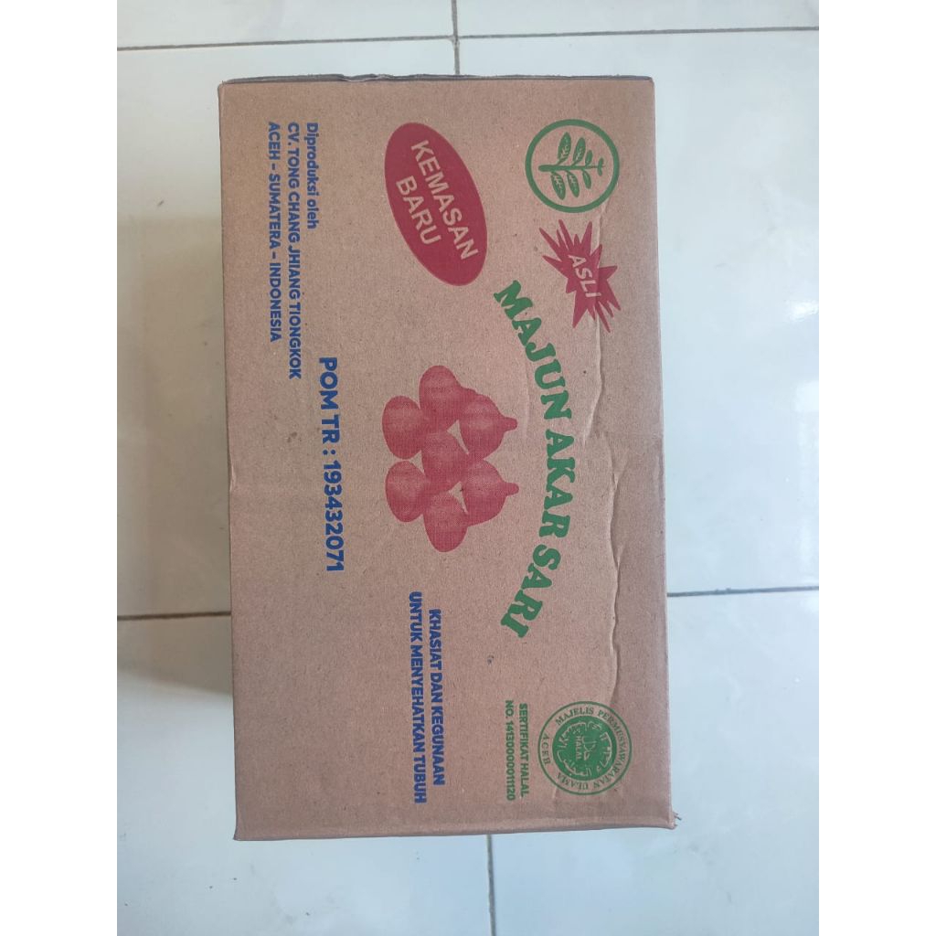 Majun Akar Sari Delima Merah PAKET 1DUST 50KOTAK Obat Herbal Nyeri Sendi Asam Urat/Rematik