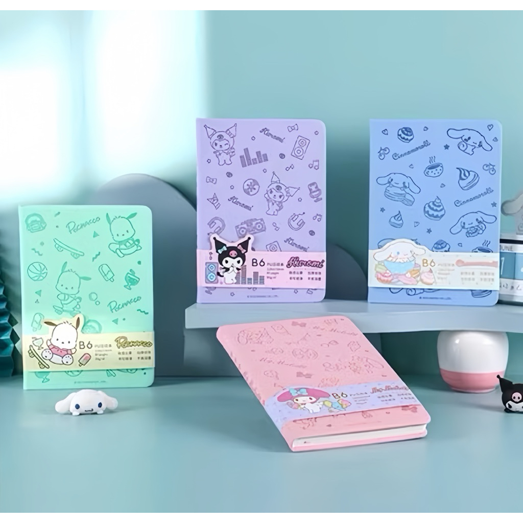 

Buku Hard Cover Sanrio Notebook Sanrio B6 Buku Catatan Diary Sanrio