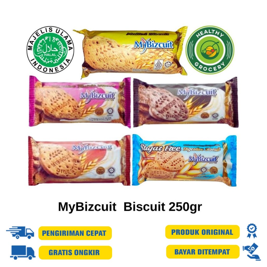 

My Biscuit Gandum 250 G.R All Variant - KISMIS | CHOCOLATE | GANDUM