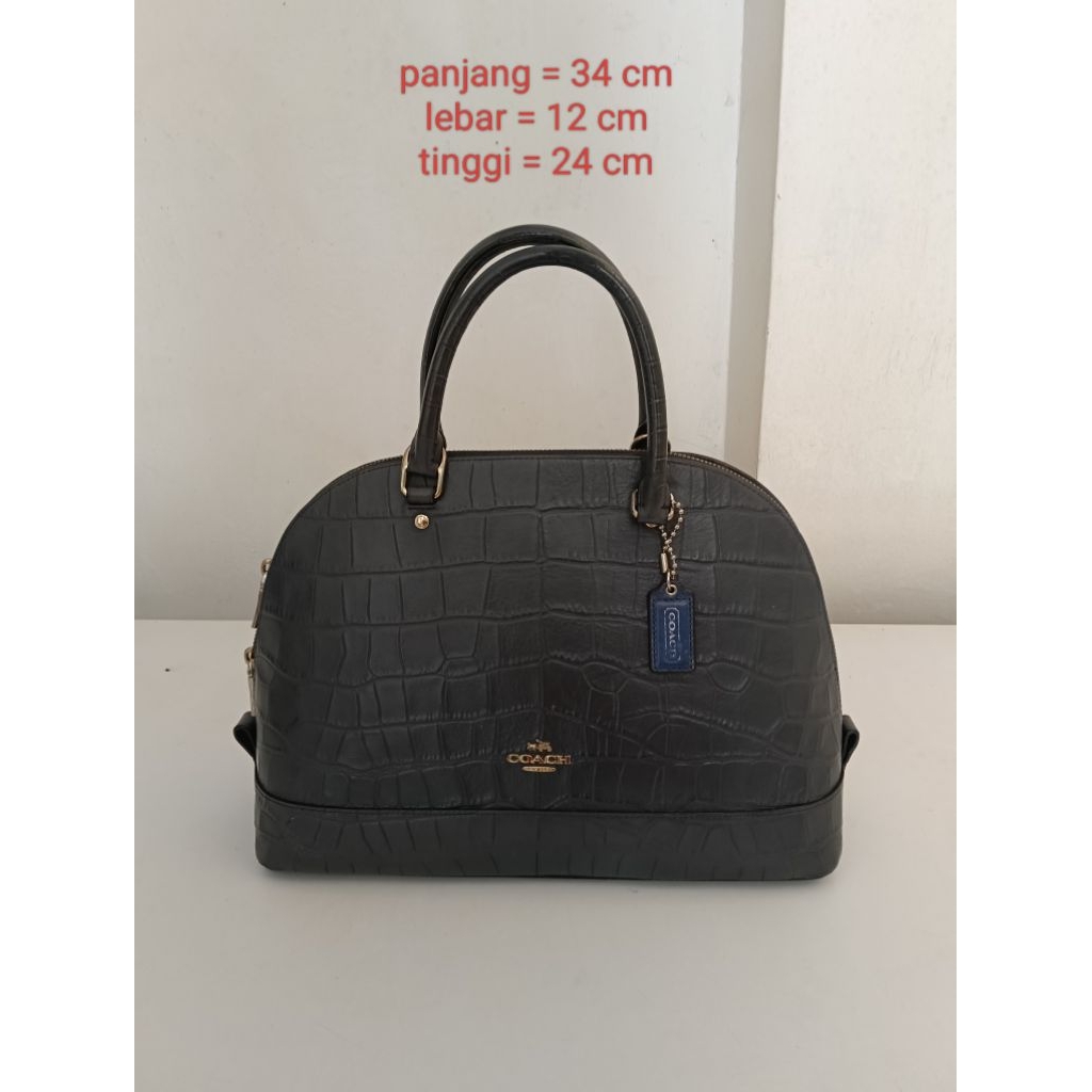 Coach Sierra Crocodile Satchel Preloved