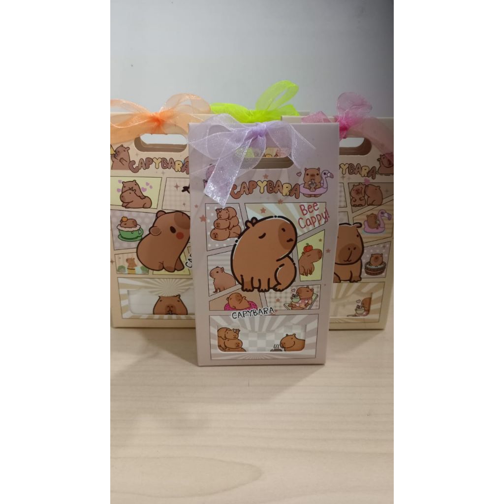 

ATS -11932 Capybara Buku Catatan Memo Mini 68×75 Mm