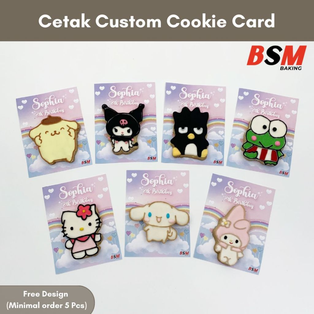 

Cookies Card Hampers / Custom Cookies Card / Custom Cookies