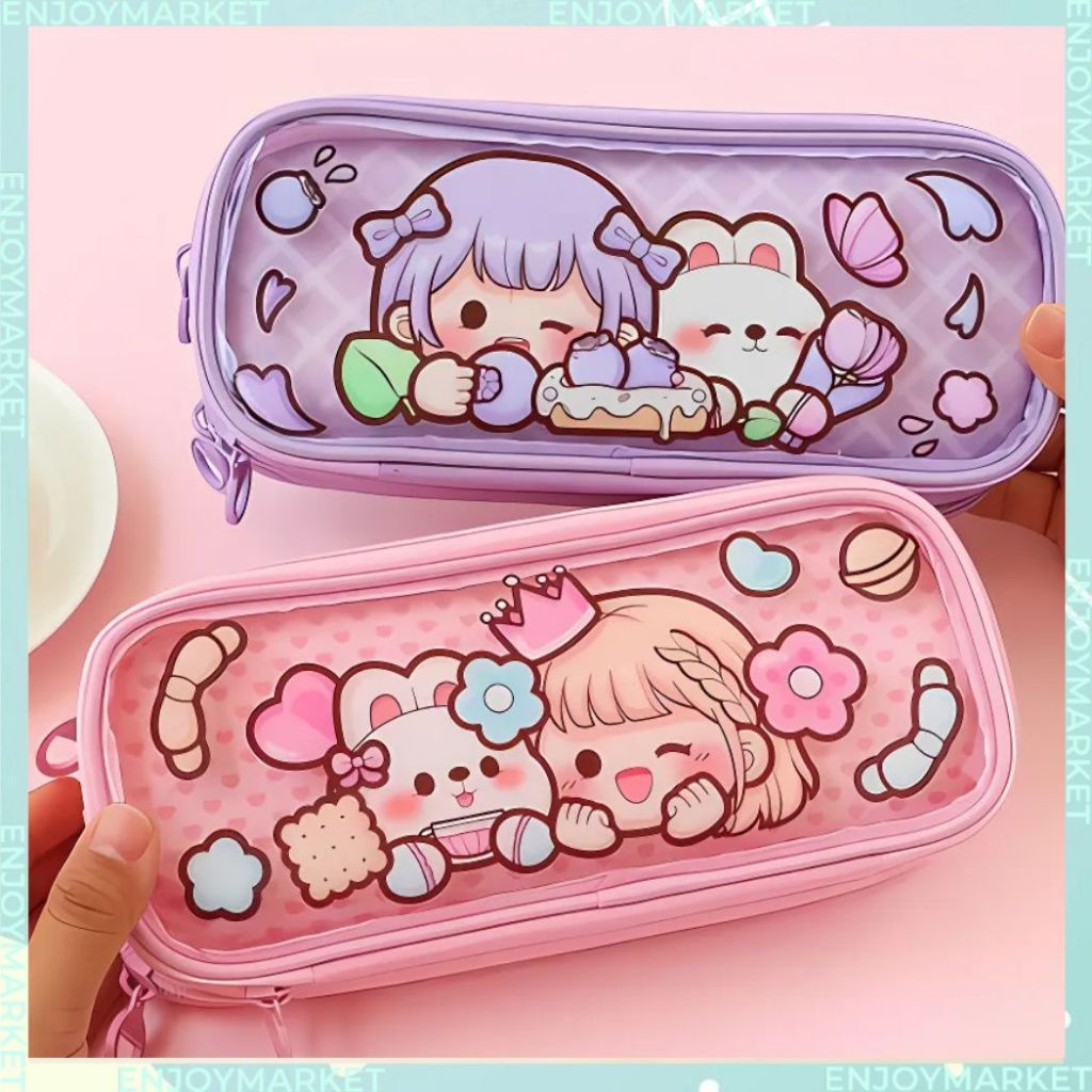 

Tempat Pensil Aesthetic Edisi Dodogirl 3 In 1 / Kotak Pena Pulpen Aesthetic TLD125