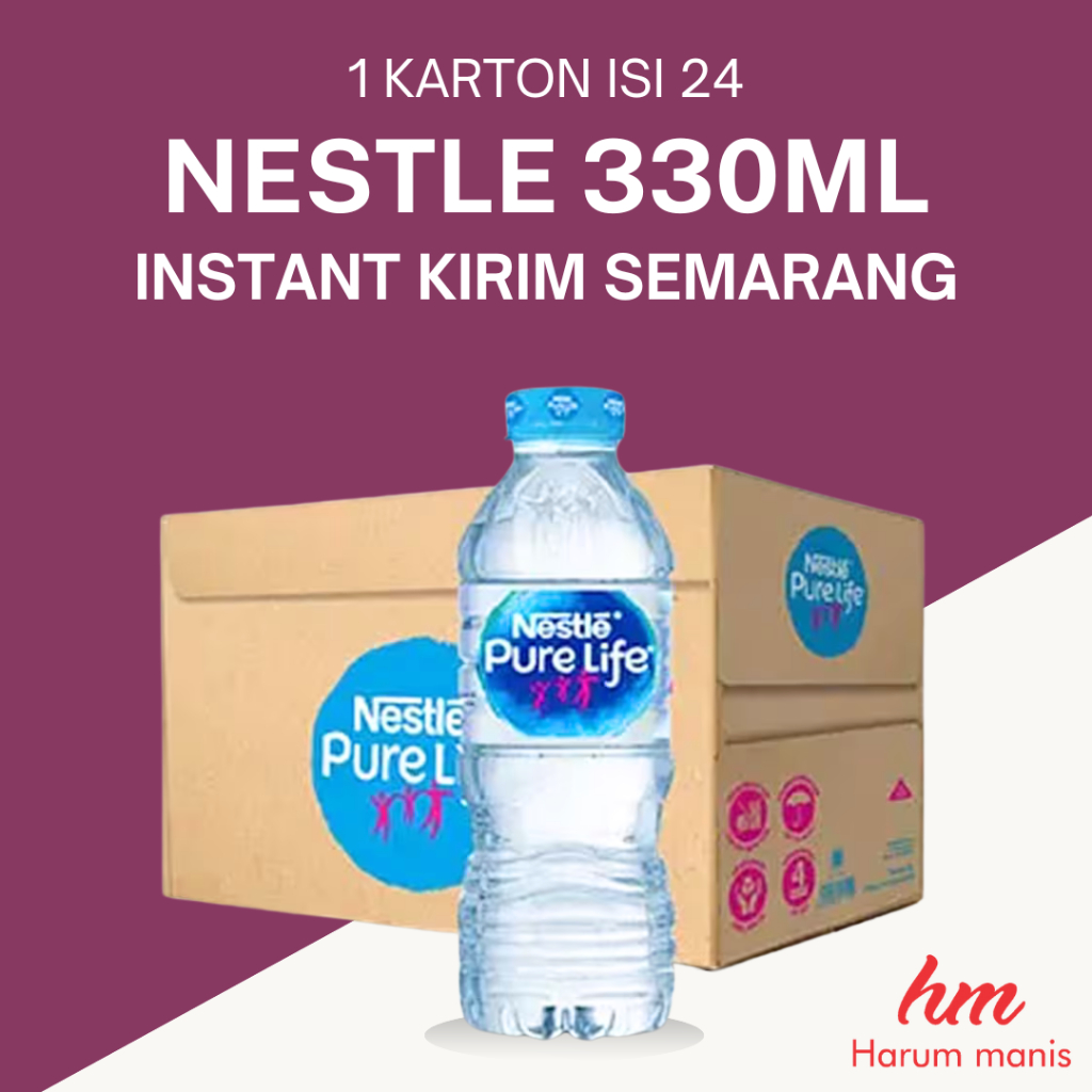 

Nestle Pure Life Air Mineral 24x330ml Kirim Instant Semarang