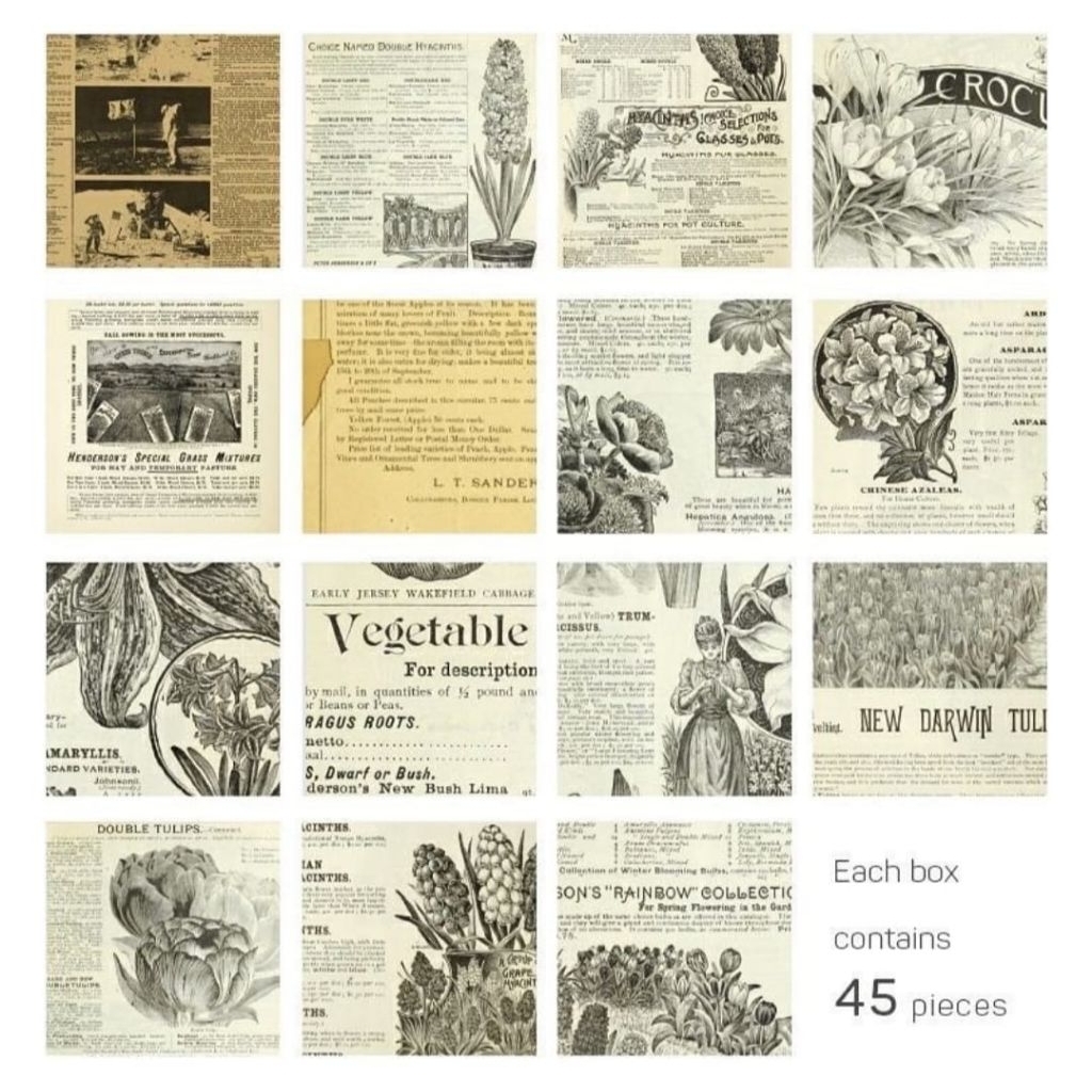 

STIKER VINTAGE BOTANICAL ARTICLE JOURNALING