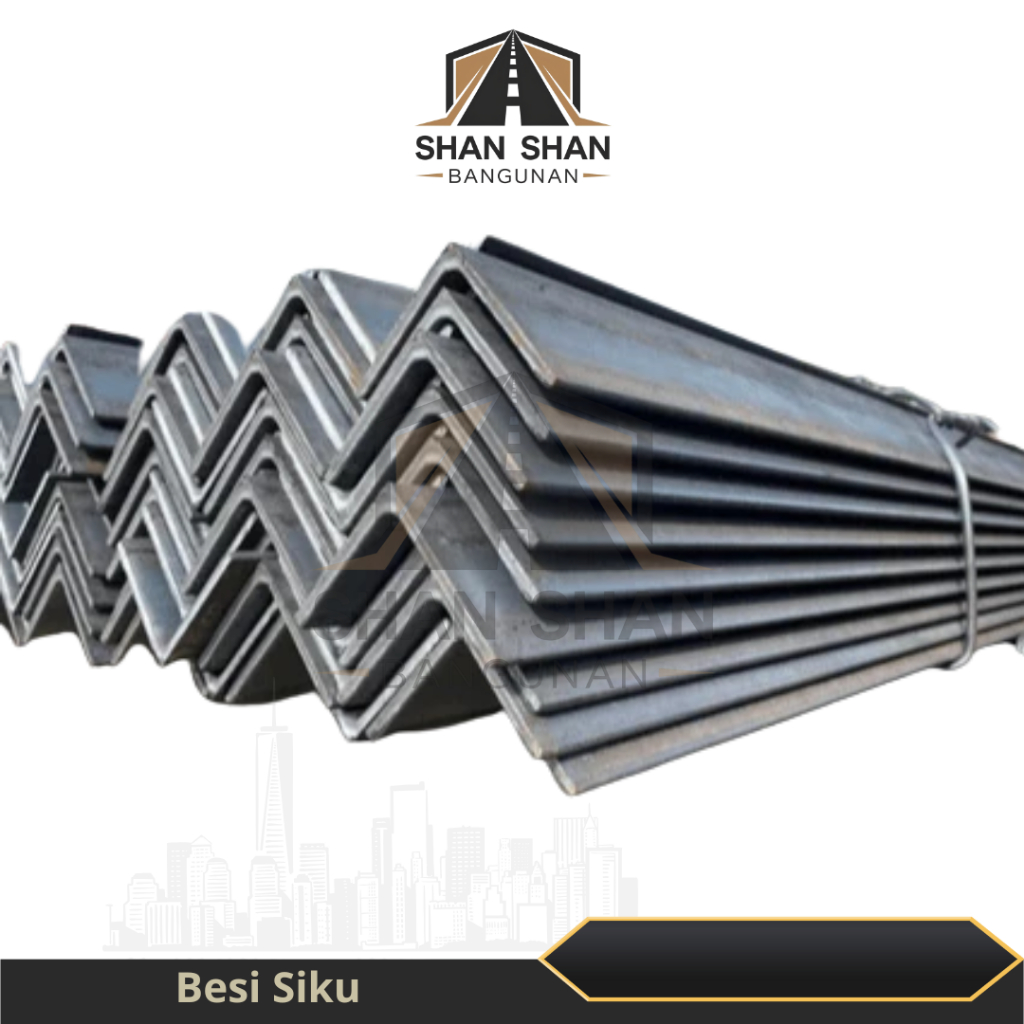 Besi Siku 50 x 50 Tebal 2 mm Pjg 6 meter / 50x50 Tebal 3.5 SNI Pjg 6mtr