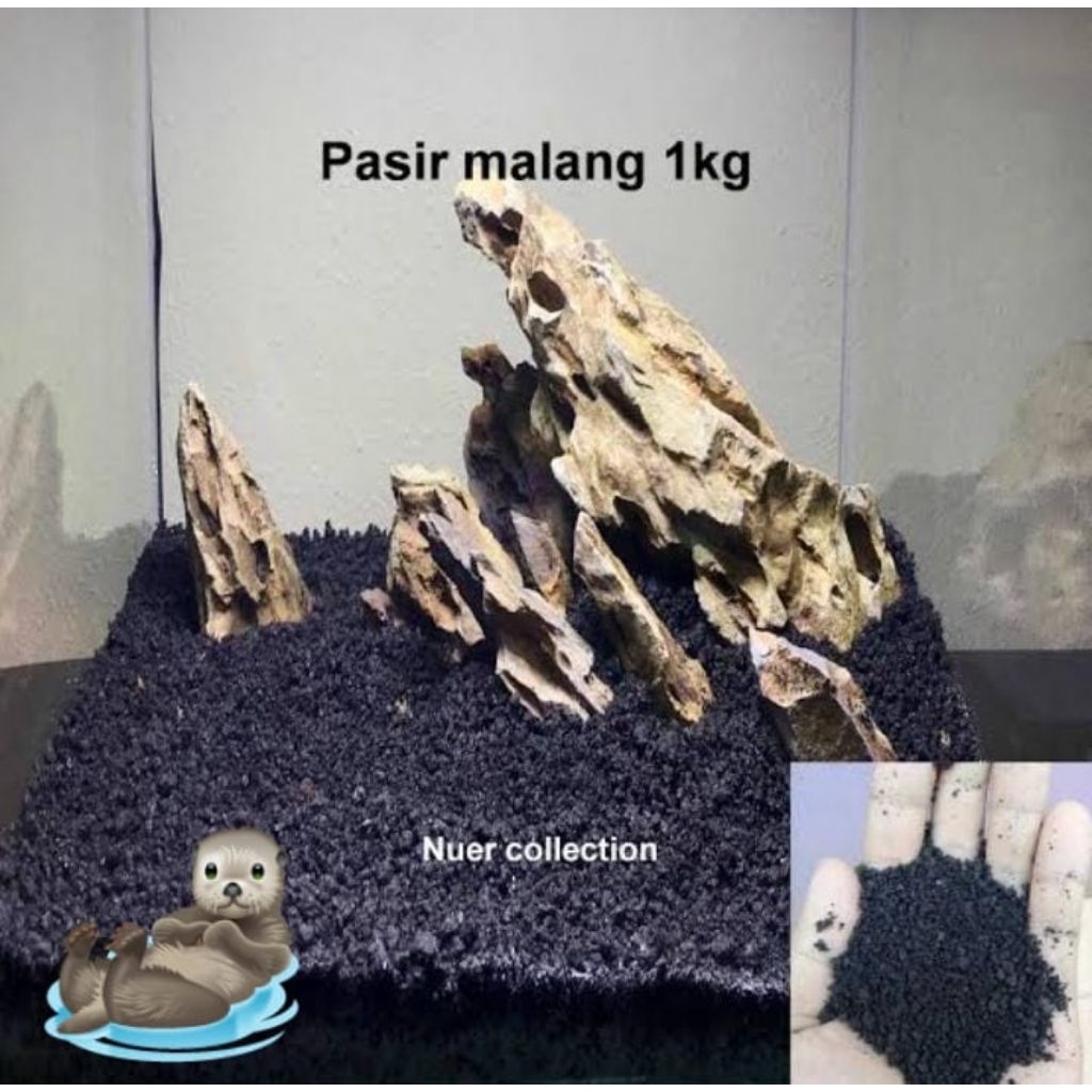 pasir malang , pasir hiasan aquarium