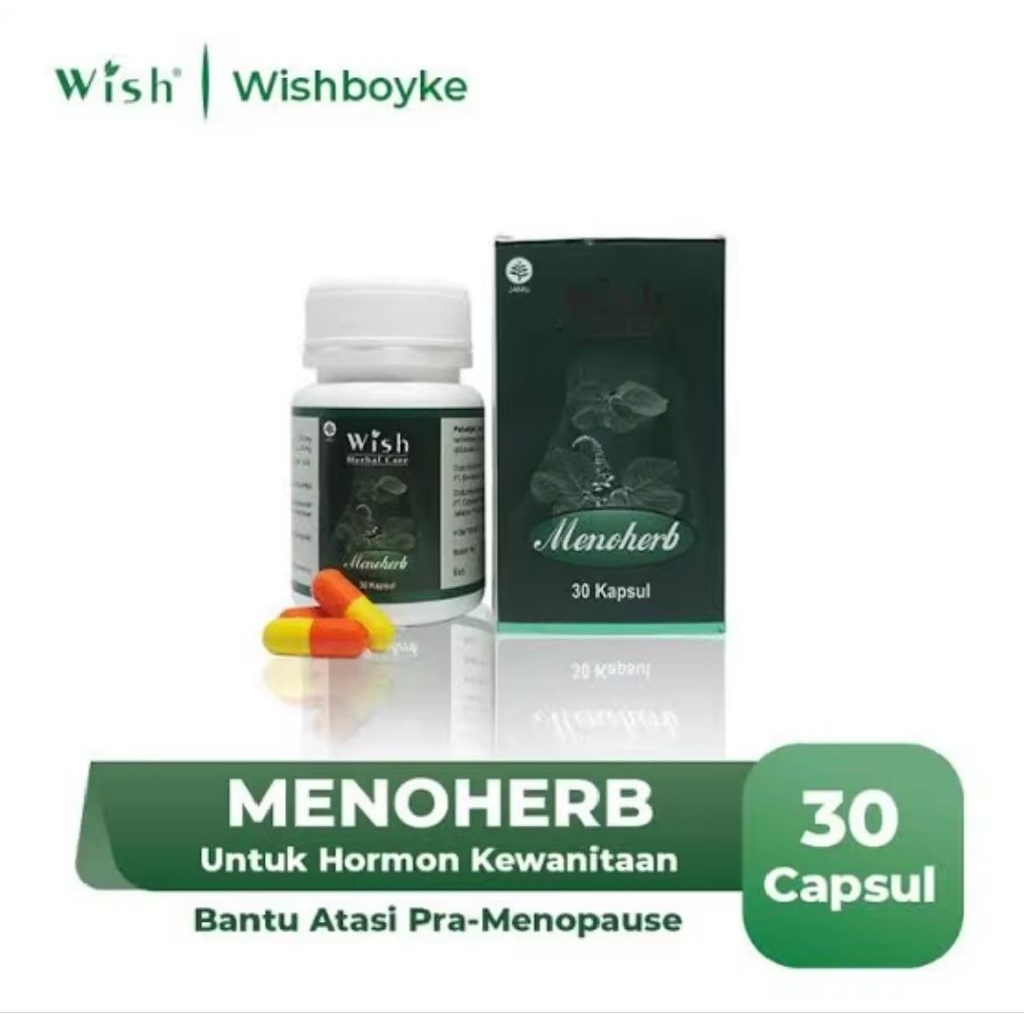 Wish Menoherb Asli Original Obat Kesehatan Kewanitaan - By Dr Boyke