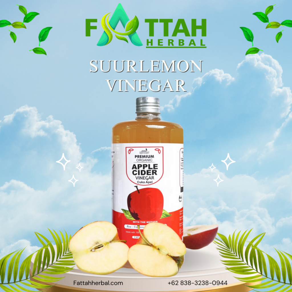 

vinegar Cuka Apel Original Organik With Mother 500ML - Apple Cider Vinegar For Health