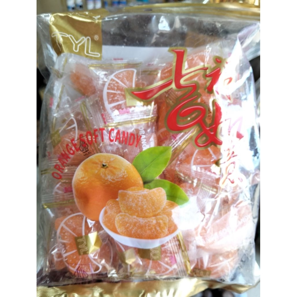 

Naraya orange soft candy / Jelly-jelly jeruk 500gr