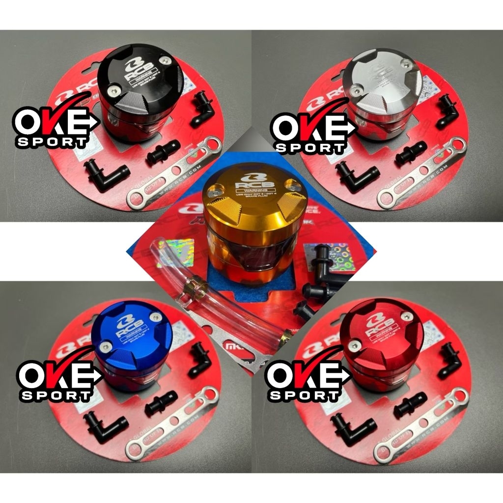 Tabung Minyak Rem RCB A3 40 ml CNC Depan / Belakang Original