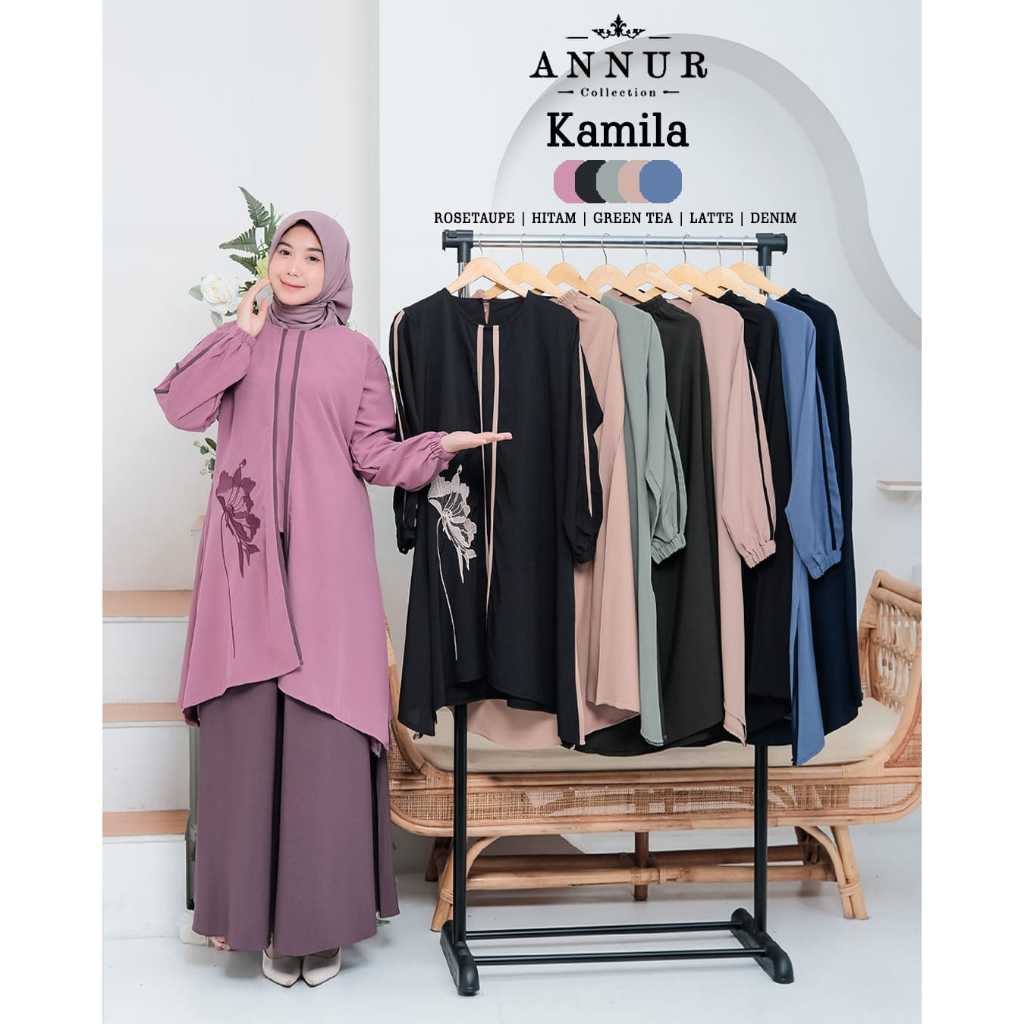 KAMILA TUNIK SET ROK ORI ANNUR  SETROK TERBARU REMAJA WANITA KEKINIAN