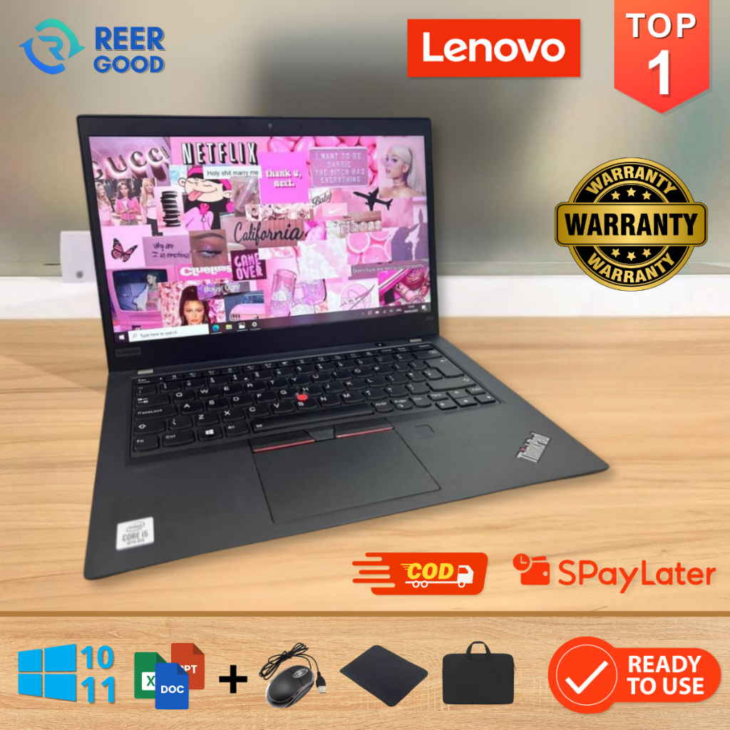 Laptop Lenovo Thinkpad X390 X13 GEN 1 I5 GEN 10 SECOND BERKUALITAS BERGARANSI