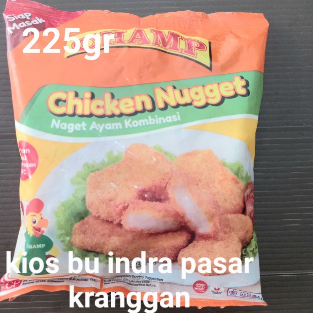 

nugget chicken champ 225 gr nuget naget ayam