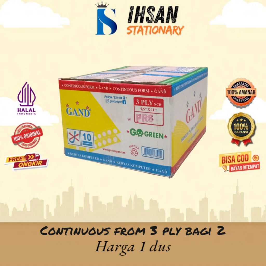 

continuous from 3 ply bagi 2 (gand)