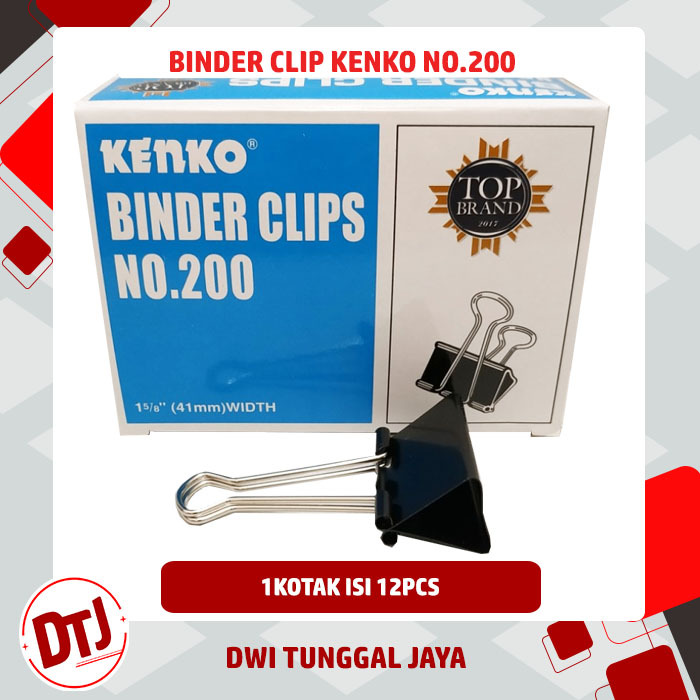

Binder Clips Kenko No. 200